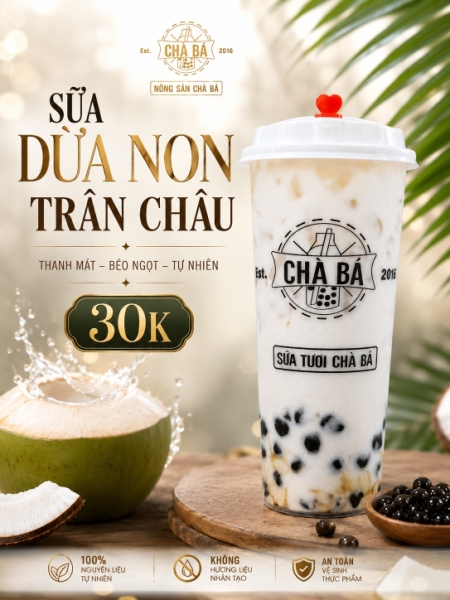 Sữa Dừa Non Trân Châu